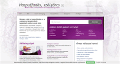 Desktop Screenshot of bel-haspuffadas-szelgorcs.hu
